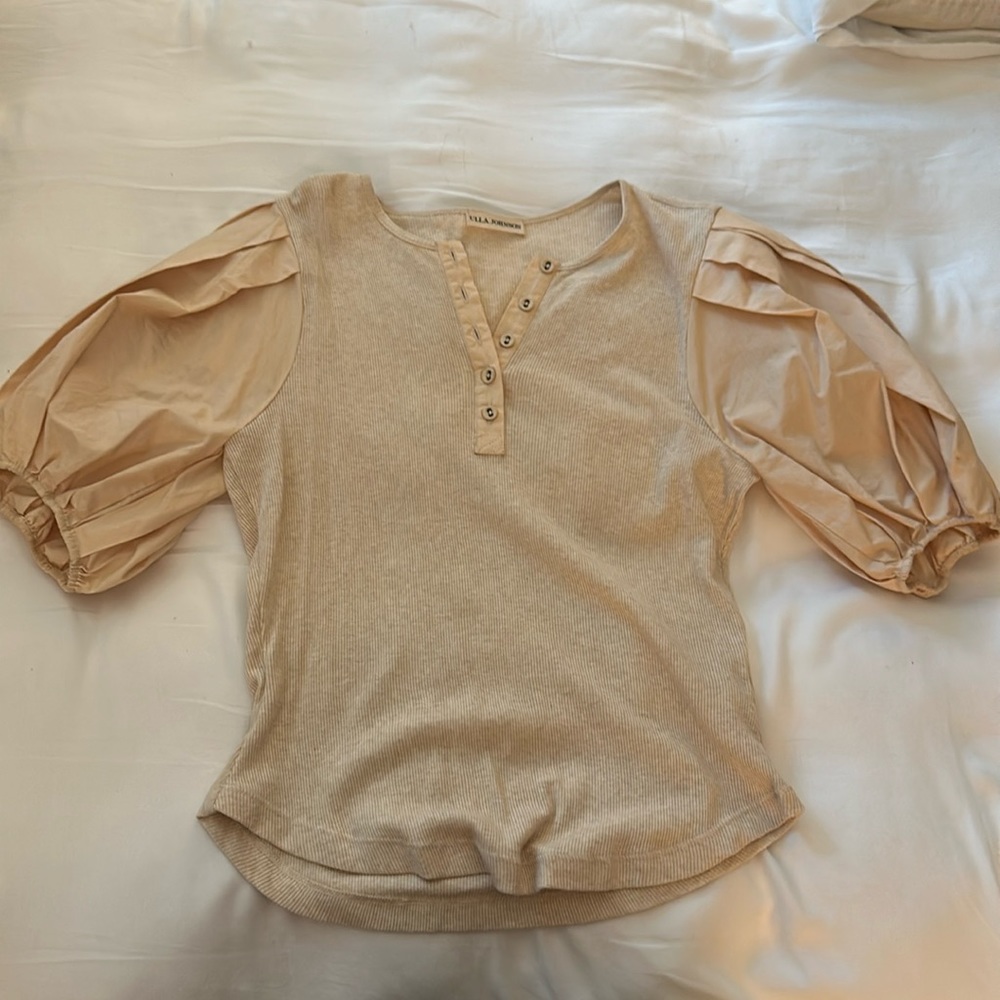 Ulla Johnson Puffer Sleeve Tee